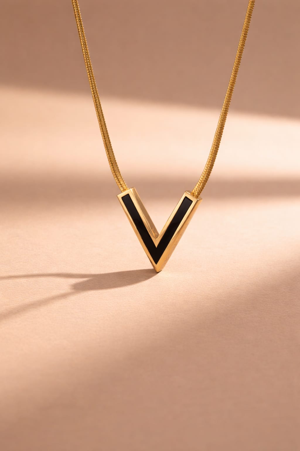 Anti-Tarnish Golden Pendant – Office & Casual Western Wear