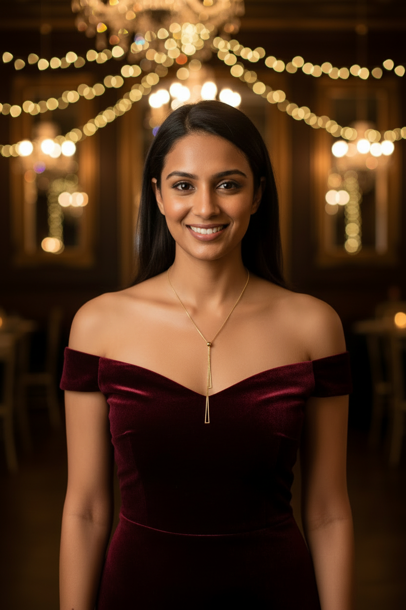 Gold Lariat Pendant – Party Lifestyle New Dress