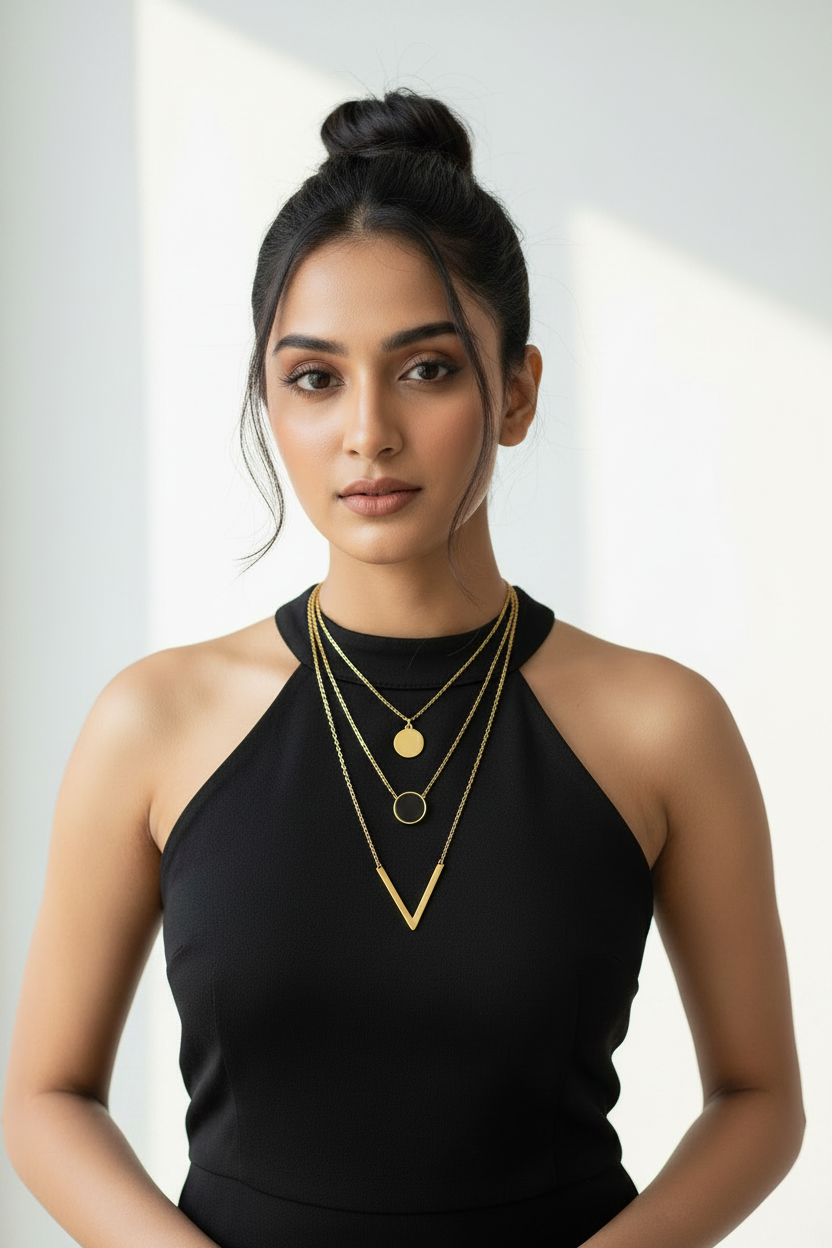 Western Pendant Look Portrait